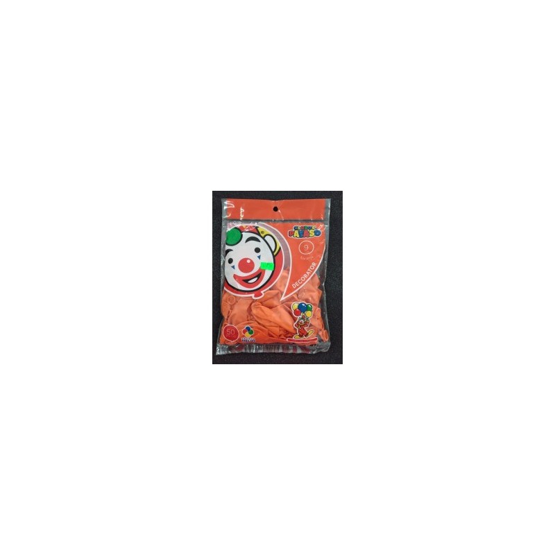 Globo Payaso 9 Color Naranja