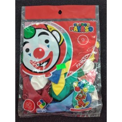 Globo Payaso 9 Color Surtido
