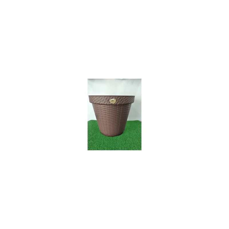 Maceta Rattan Redonda D30.5.