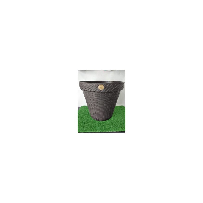 Maceta Rattan Redonda D34.5